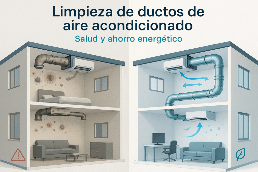 Limpieza de Ductos de Aire Acondicionado: ¿CuÔndo es Vital para tu Salud y Ahorro Energético?