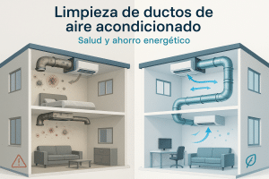 Limpieza de Ductos de Aire Acondicionado: ¿Cuándo es Vital para tu Salud y Ahorro Energético?