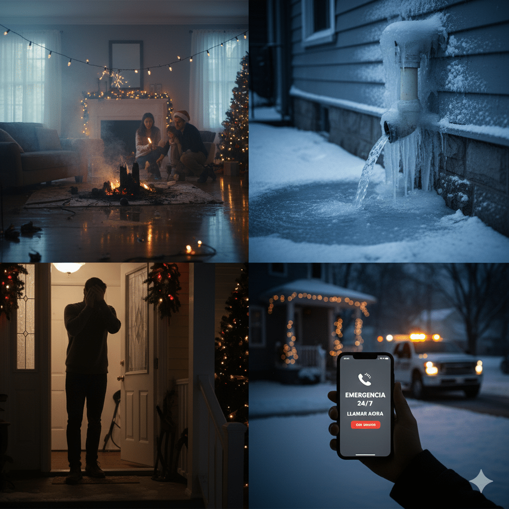 Cómo Prevenir y Actuar ante Daños por Agua e Incendio en estas Fiestas