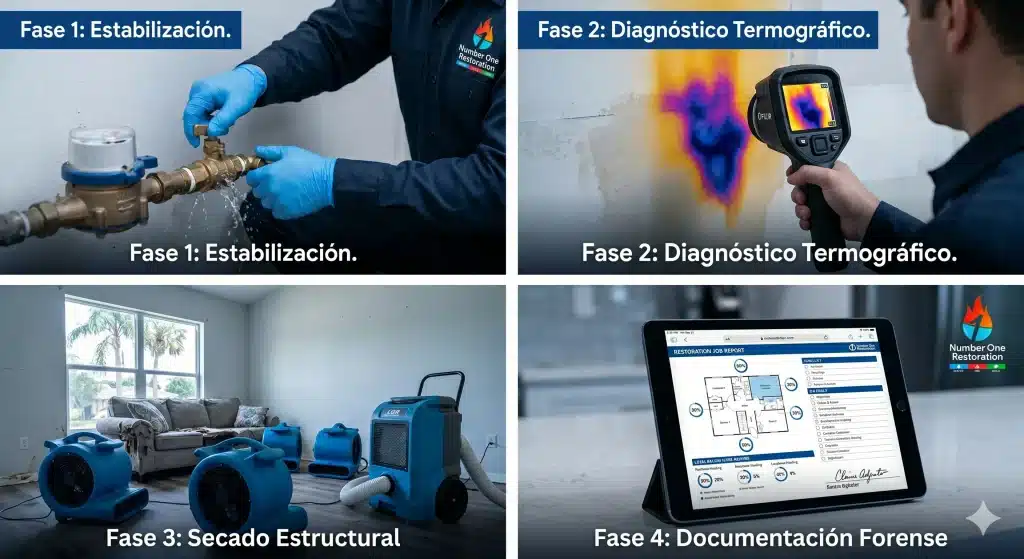 mitigacion-danos-agua-orlando-protocolo-4-horas-restoration